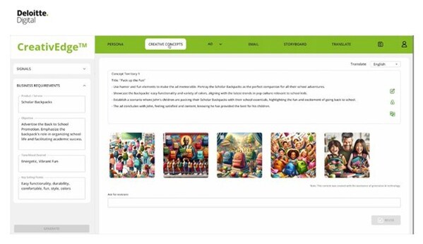 Deloitte Digital Introduces CreativEdge: A Generative AI-powered, Omnichannel, Content Creation Tool That Can Revolutionize Marketing