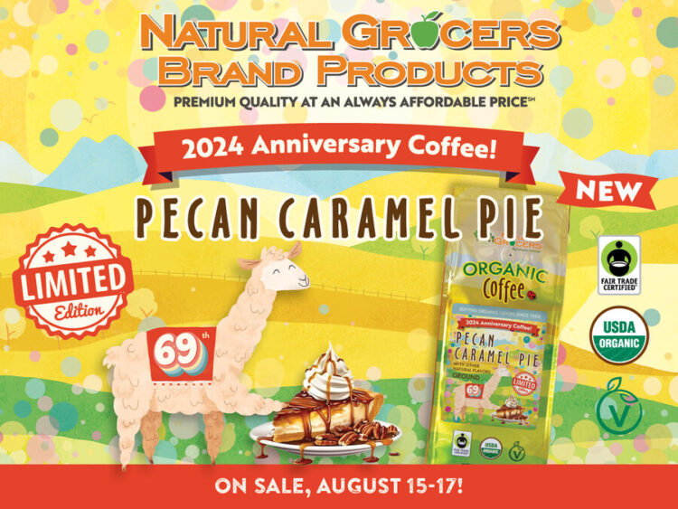 Natural Grocers® Releases Limited-Edition Pecan Caramel Pie Gourmet Coffee to Commemorate Company’s 69th Anniversary