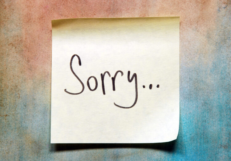 The Art of the Apology