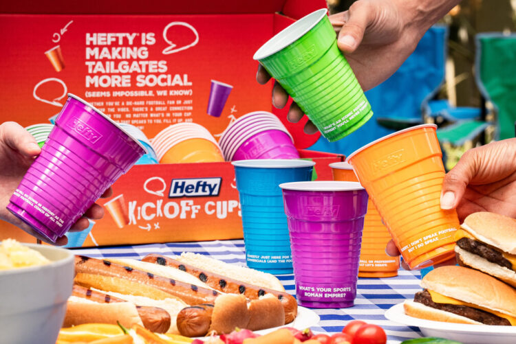 New Limited-Edition Hefty® Kickoff Cups Tackle Game Day Conversations