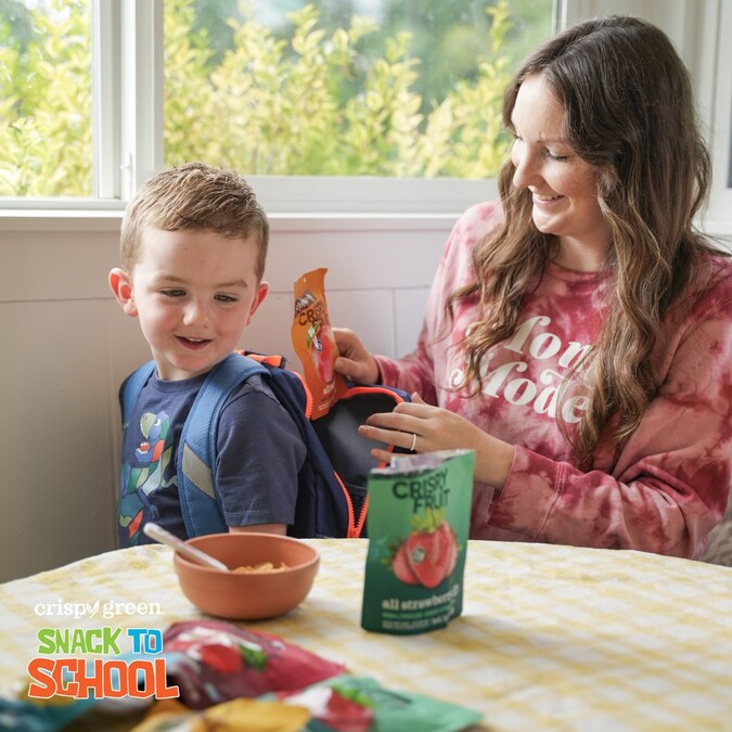 Pack More Energizing and Healthier School Lunches for Kids with Crispy Green’s Crispy Fruit Snacks