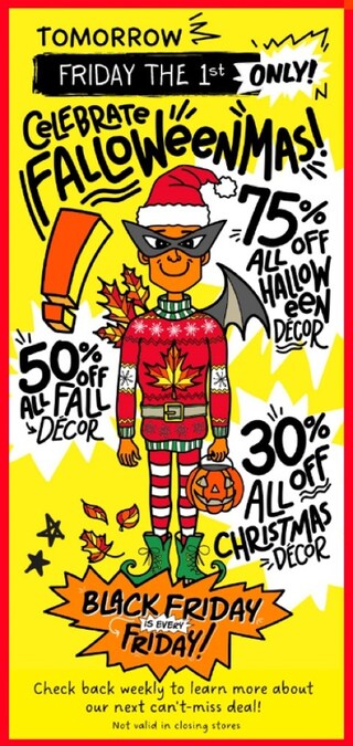 Big Lots Unveils Holiday Shop and Launches “Falloweenmas” One-Day Event on November 1