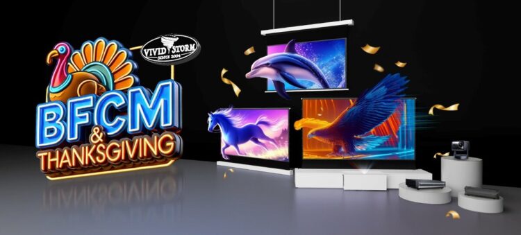 VIVIDSTORM Holds Site-Wide Black Friday Sale: Save Up to 18% on UST Projectors, Screens, and More