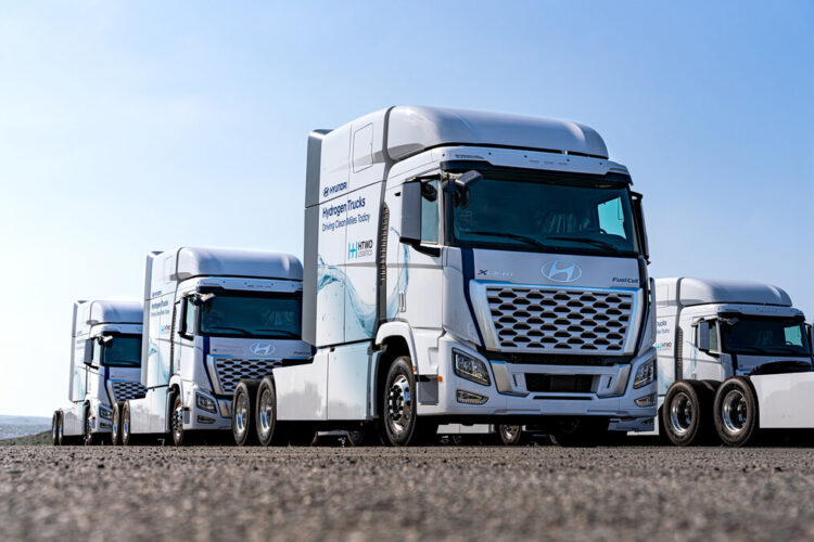 Hyundai Motor Group Deploys XCIENT Hydrogen Fuel Cell Trucks for HMGMA Clean Logistics