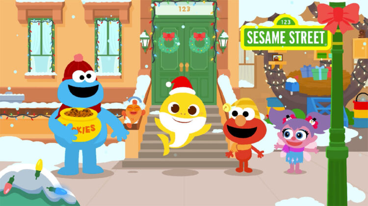 Baby Shark and Sesame Street Team Up for a Magical Holiday Musical Celebration and Merchandise Collection