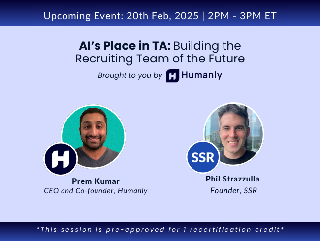 AI’s Place in TA: Building the Recruiting Team of the Future