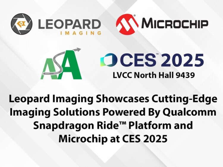 Leopard Imaging Showcases Cutting-Edge Imaging Solutions Powered by Qualcomm Snapdragon Ride™ Platform and Microchip at CES 2025