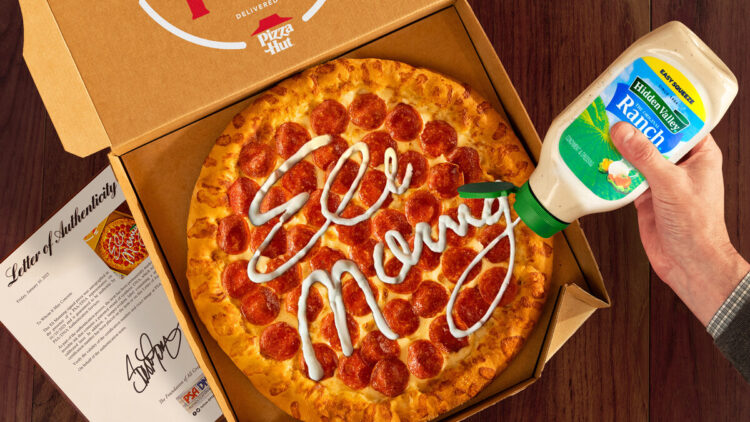 Hidden Valley Ranch Teams Up with Pizza Hut and Eli Manning to Launch New Easy Squeeze Bottle and First-Ever Collectible Pizza