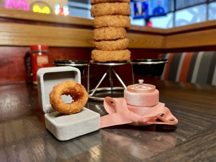 Say ‘YES!’ to an Onion Ring Proposal This Valentine’s Day and Red Robin Will Replace It with a Diamond Engagement Ring