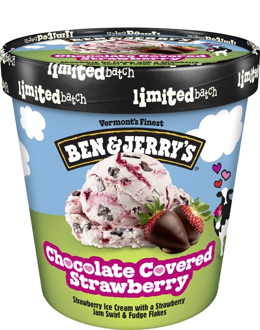 Fall in Love at First Bite with Ben & Jerry’s NEW Limited Batch Chocolate Covered Strawberry