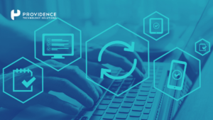 Illustration of digital tools for talent management, employee self-service, and learning & development, key components of an effective HCM system that reduces shelfware.